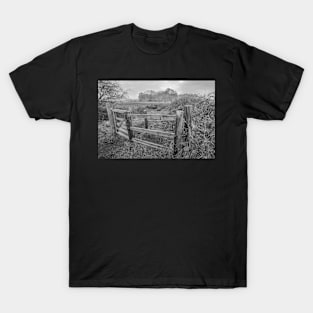 Wooden gate in the Norfolk countryside T-Shirt